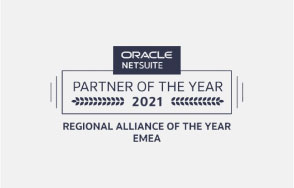 Oracle NetSuite Partner of the Year 2021 - Regional Alliance of the Year EMEA