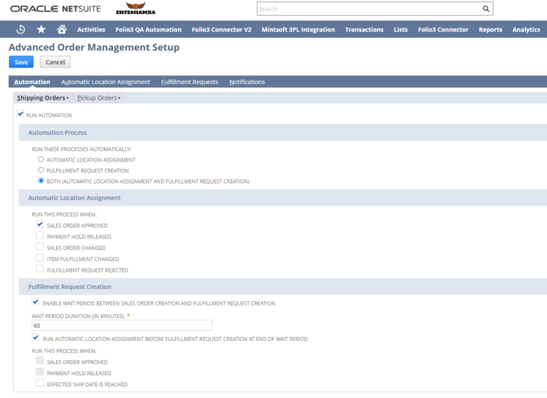 Advanced Order Management in NetSuite(Part I - Configuring AOM ...
