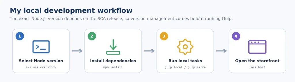 local development workflow