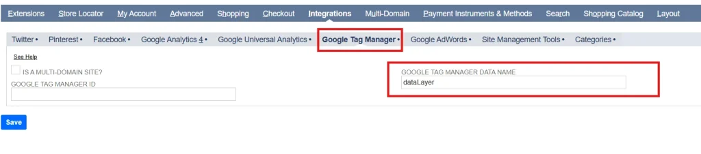 gtm configuration