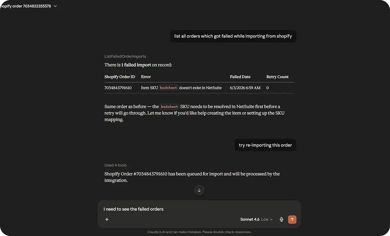 Importing from shopify