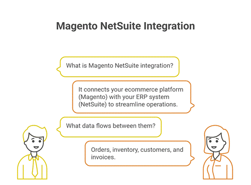 Magento NetSuite integration connecting ecommerce and ERP