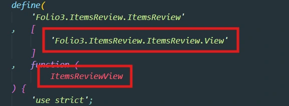 define code