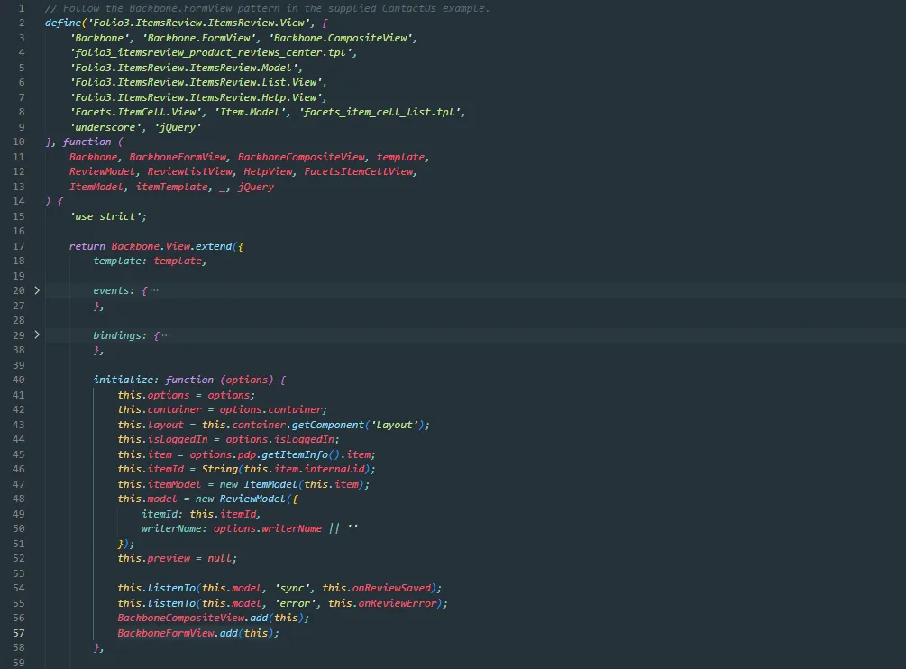 define code