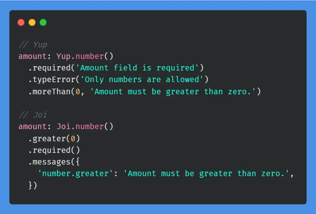 amount yup number