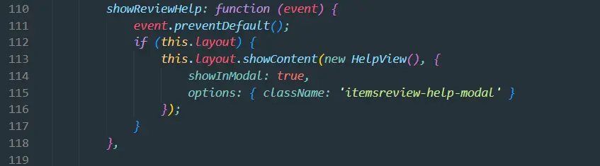 Layout.showContent()