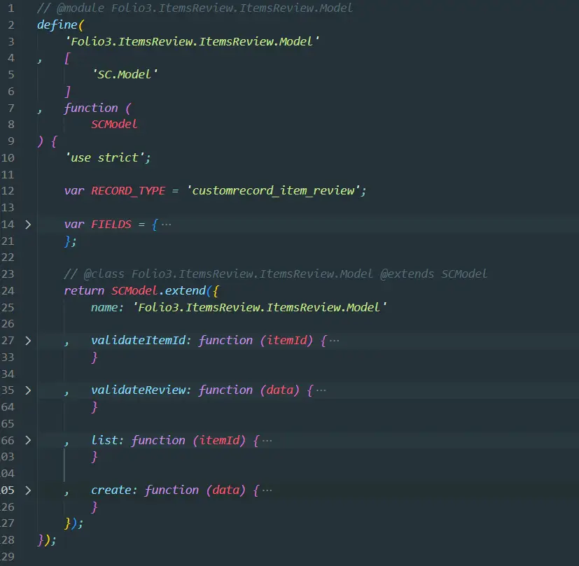 backend model