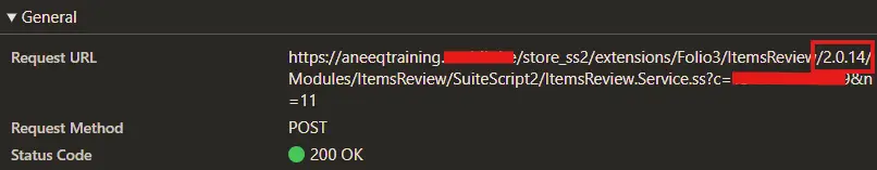 ItemsReview extension version