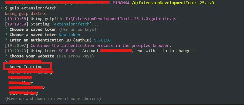 Extension Development Tools