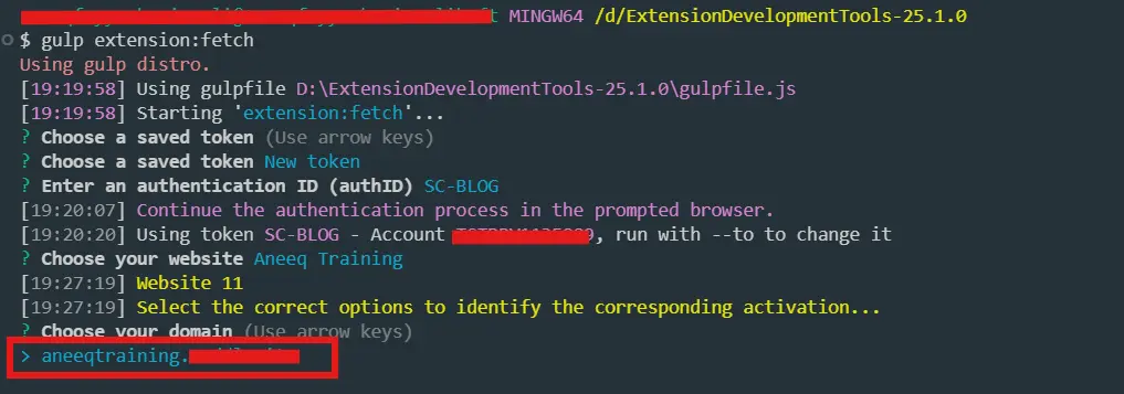 Extension Development Tools