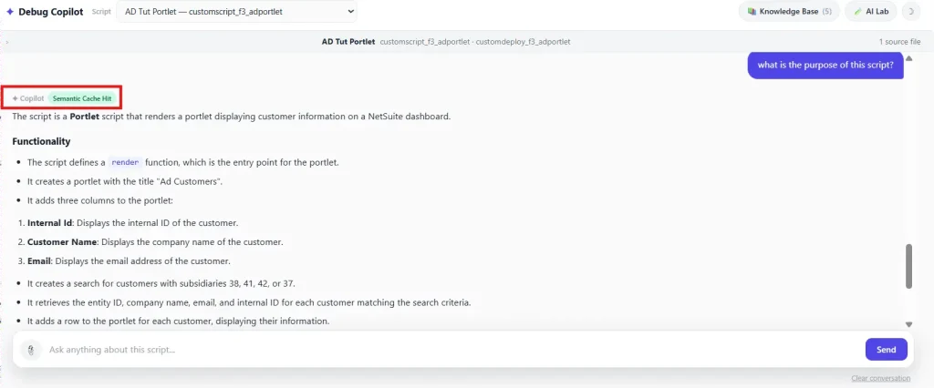 Semantic Cache Hit