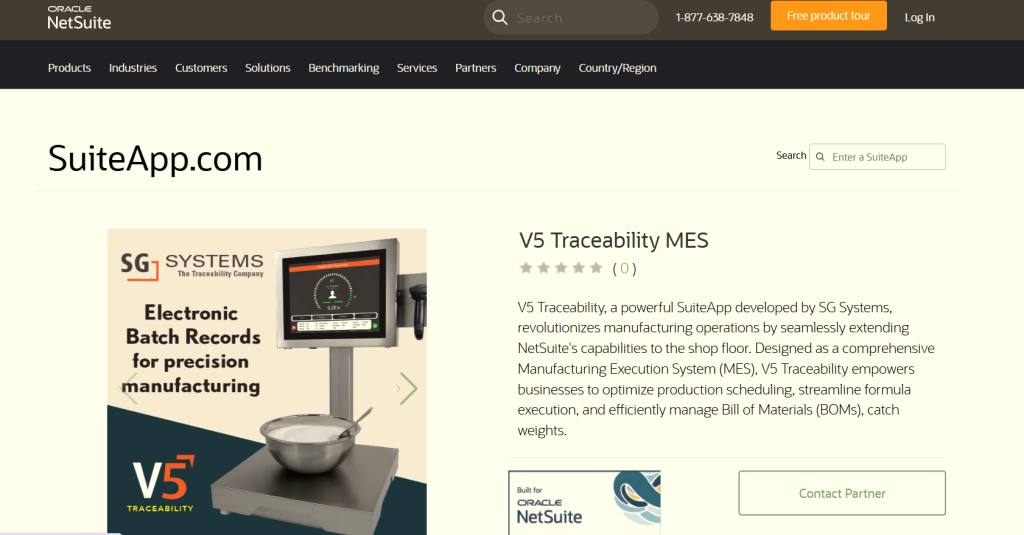 V5 Traceability MES