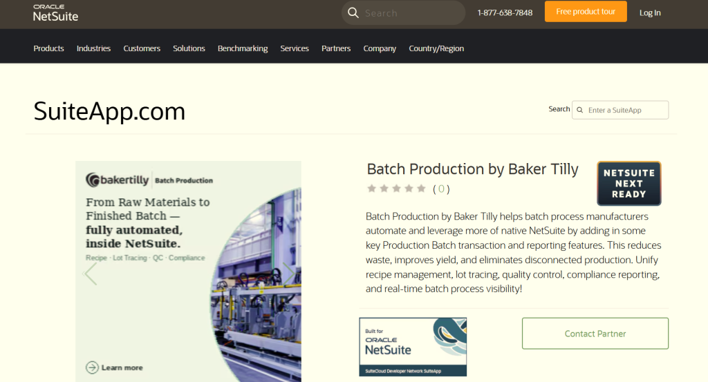 Batch Production by Baker Tilly