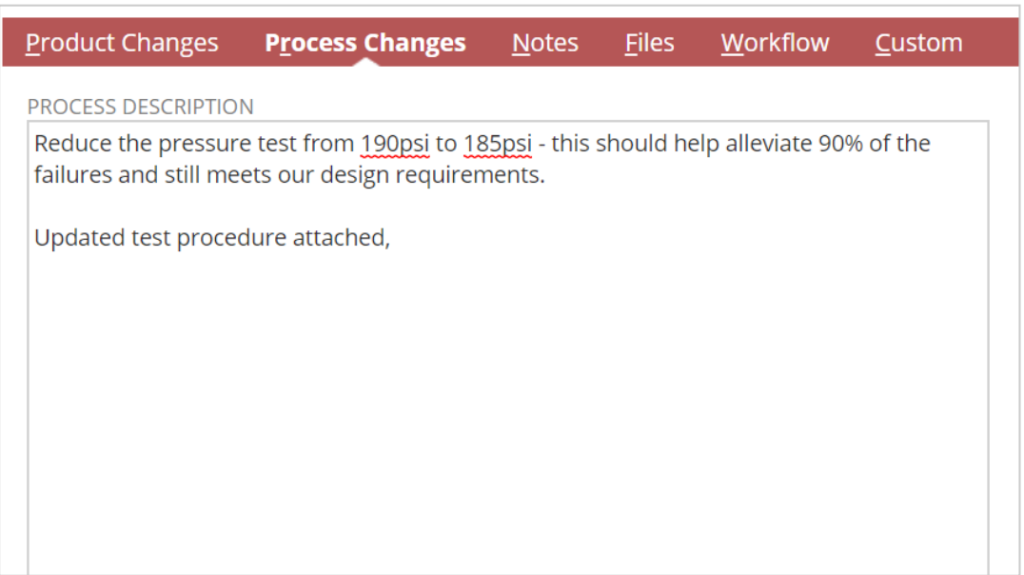 process changes in ECO NetSuite