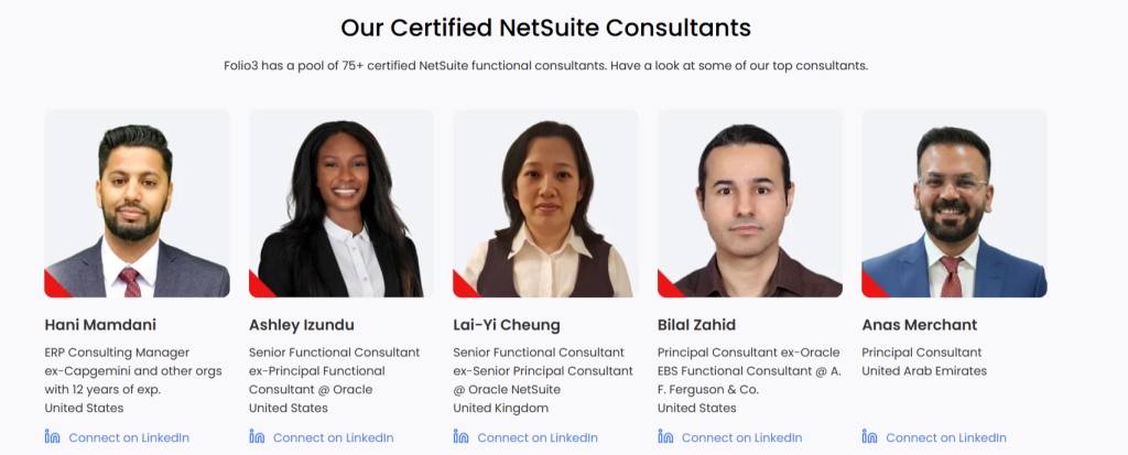 our NetSuite consultants