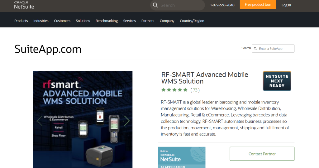 RF-SMART Advanced Mobile WMS